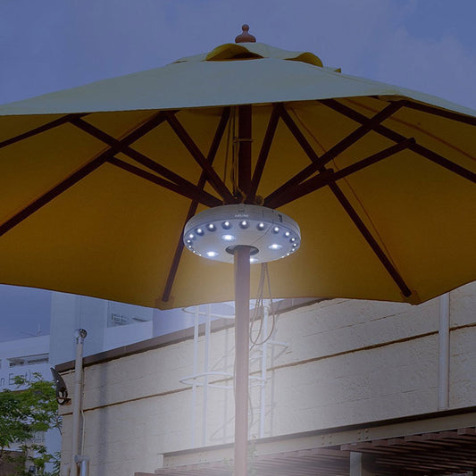 Sun umbrella led light umbrella lamp umbrella top lamp tent umbrella lamp garden beach stall